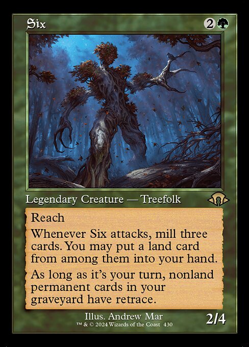 [Foil] MH3 430 Six (0430 - Retro Frame) R