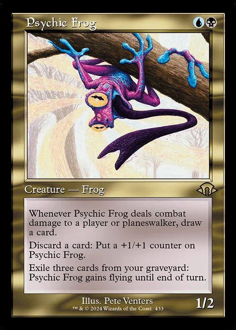 MH3 433 Psychic Frog (0433 - Retro Frame) R