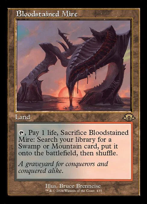 MH3 435 Bloodstained Mire (0435 - Retro Frame) R
