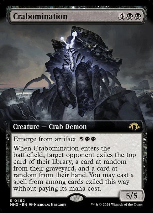 MH3 452 Crabomination (0452 - Extended Art) R