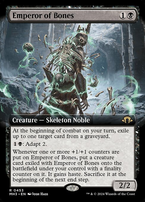 [Foil] MH3 453 Emperor of Bones (0453 - Extended Art) R