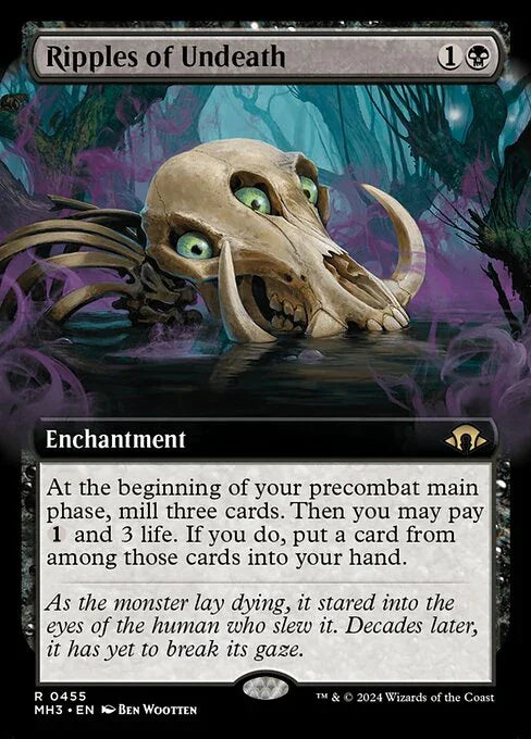 MH3 455 Ripples of Undeath (0455 - Extended Art) R