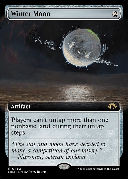 [Foil] MH3 462 Winter Moon (0462 - Extended Art) R