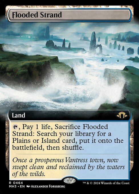 [Foil] MH3 464 Flooded Strand (0464 - Extended Art) R