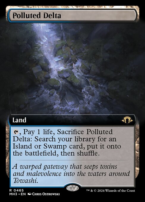 [Foil] MH3 465 Polluted Delta (0465 - Extended Art) R