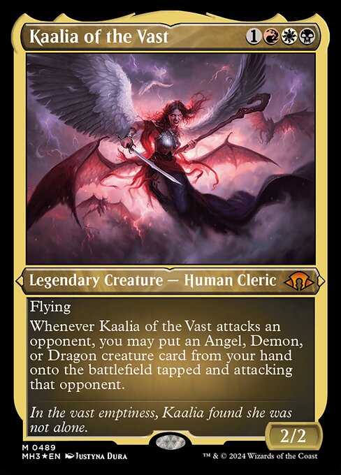 [Foil Etched] MH3 489 Kaalia of the Vast (0489 - Foil Etched) M