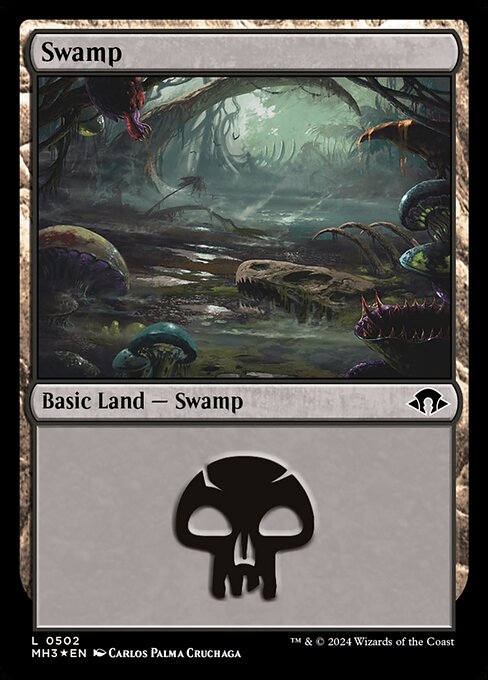 [Foil] MH3 502 Swamp (0502 - Ripple Foil) L