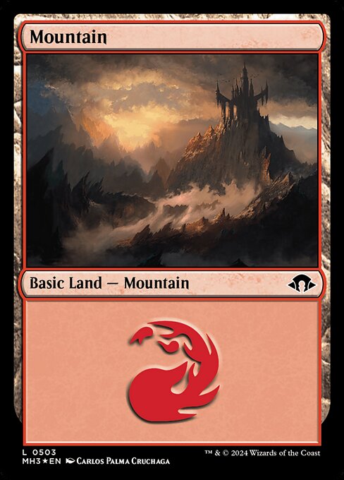 [Foil] MH3 503 Mountain (0503 - Ripple Foil) L