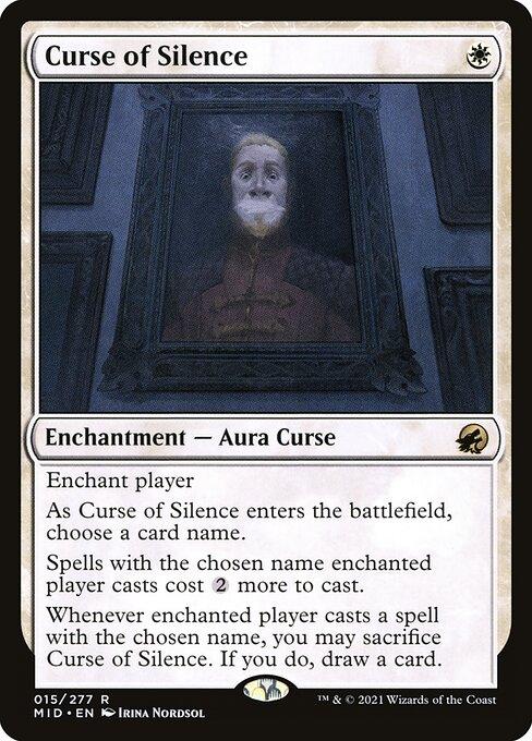 [Foil] MID 015 Curse of Silence R