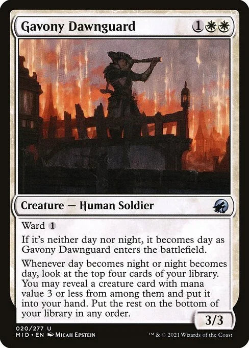 [Foil] MID 020 Gavony Dawnguard U