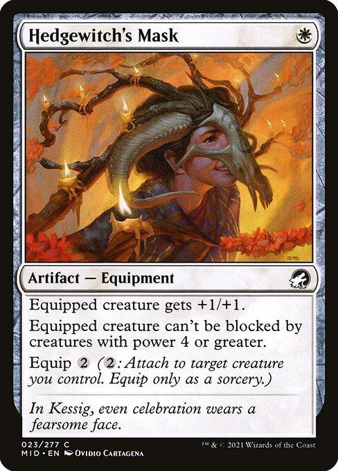 [Foil] MID 023 Hedgewitch's Mask C