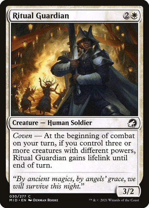 [Foil] MID 030 Ritual Guardian C