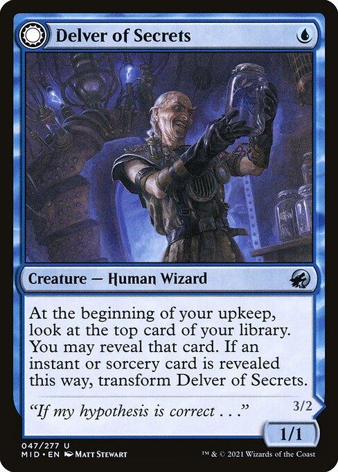 [Foil] MID 047 Delver of Secrets U