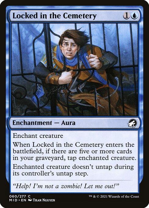[Foil] MID 060 Locked in the Cemetery C