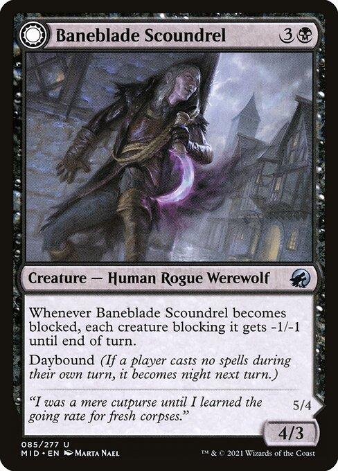 [Foil] MID 085 Baneblade Scoundrel U