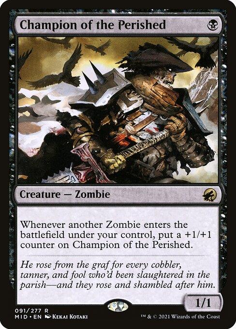 [Foil] MID 091 Champion of the Perished R