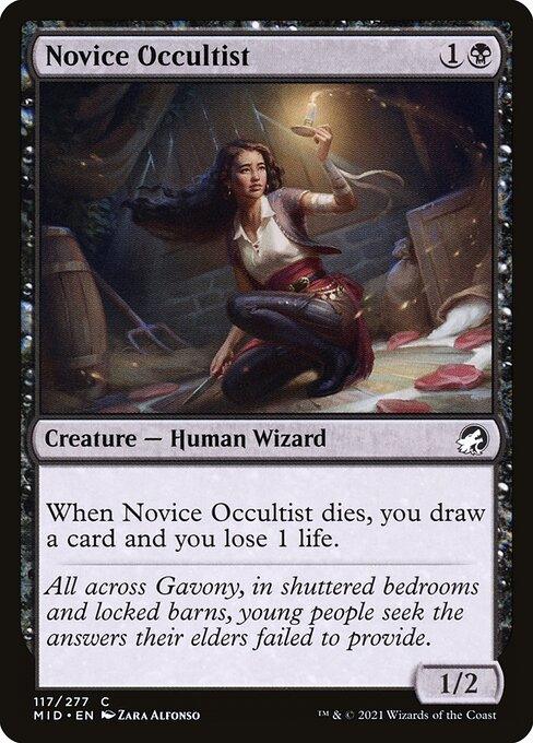 [Foil] MID 117 Novice Occultist C