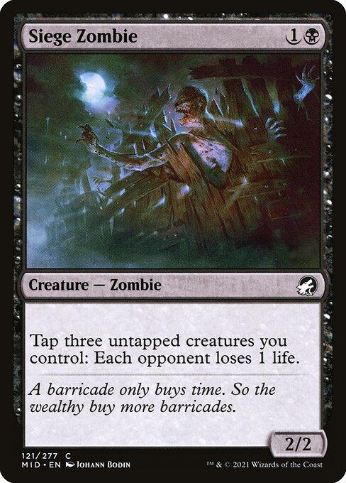[Foil] MID 121 Siege Zombie C