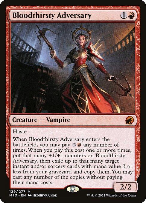 [Foil] MID 129 Bloodthirsty Adversary M