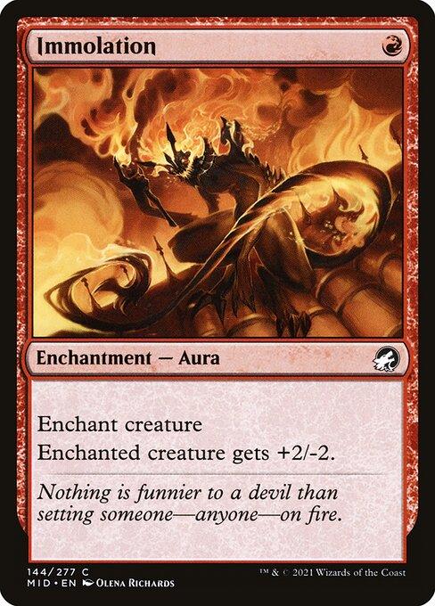 [Foil] MID 144 Immolation C