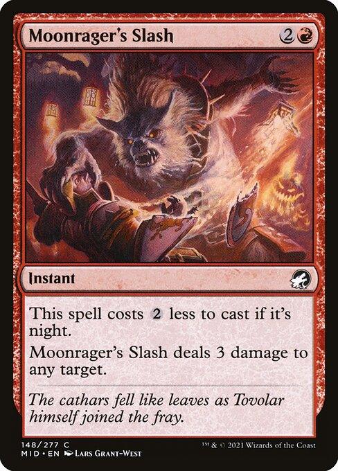 [Foil] MID 148 Moonrager's Slash C