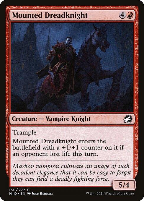 [Foil] MID 150 Mounted Dreadknight C