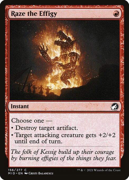[Foil] MID 156 Raze the Effigy C