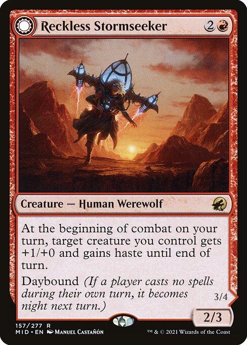 [Foil] MID 157 Reckless Stormseeker R