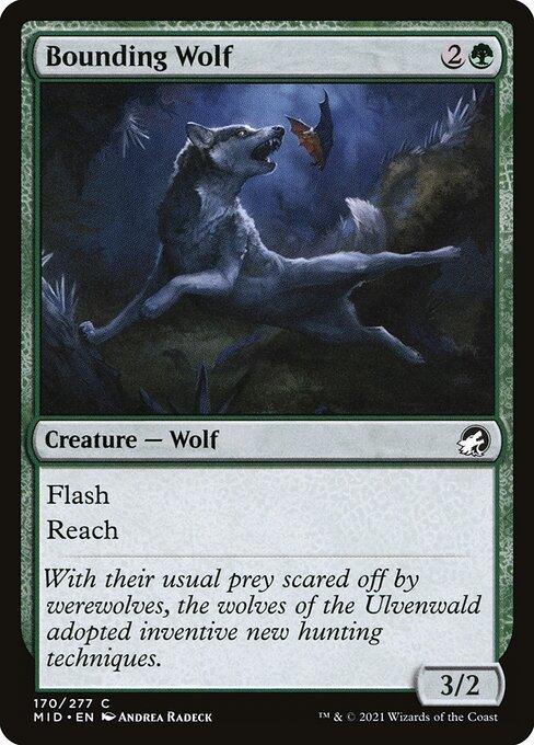[Foil] MID 170 Bounding Wolf C