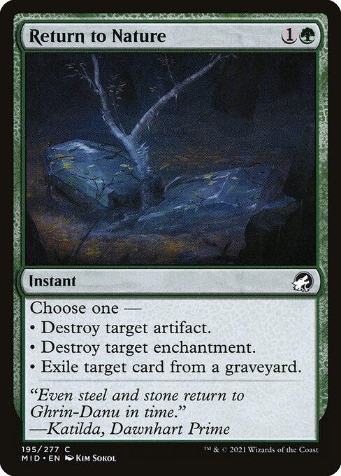 [Foil] MID 195 Return to Nature C