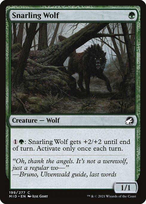 [Foil] MID 199 Snarling Wolf C