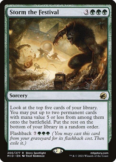 [Foil] MID 200 Storm the Festival R