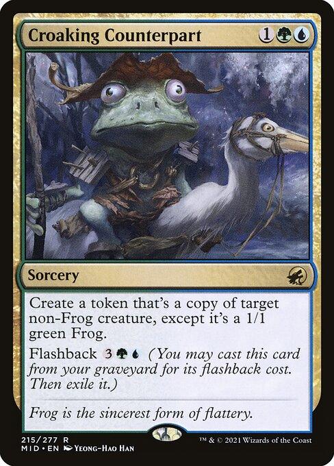 [Foil] MID 215 Croaking Counterpart R