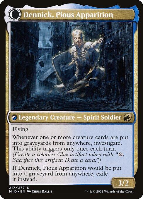 [Foil] MID 217 Dennick, Pious Apprentice R
