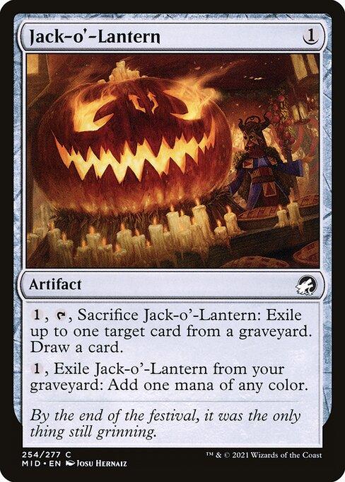 [Foil] MID 254 Jack-o'-Lantern C