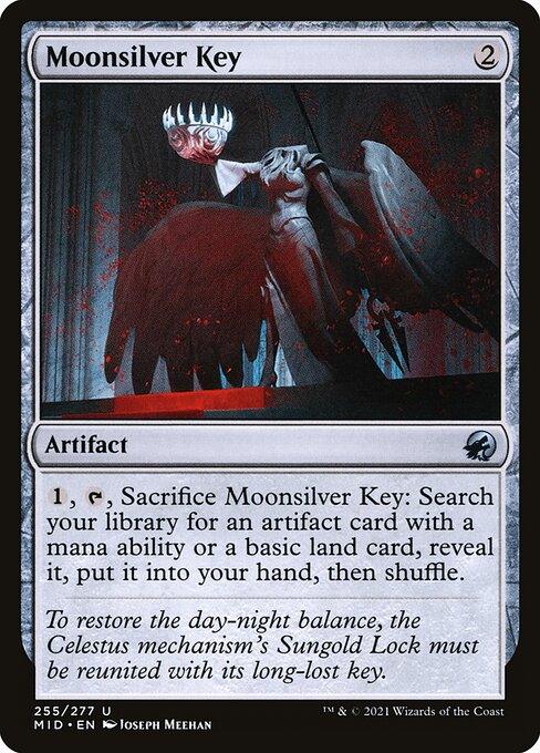 [Foil] MID 255 Moonsilver Key U