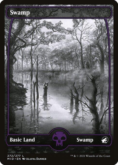 [Foil] MID 272 Swamp (272) L
