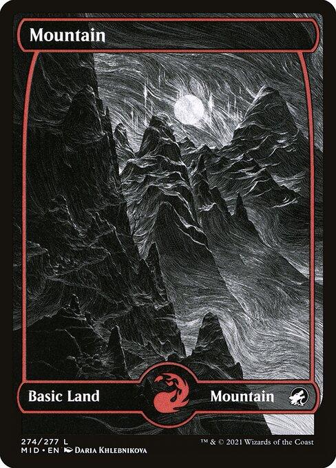 [Foil] MID 274 Mountain (274) L