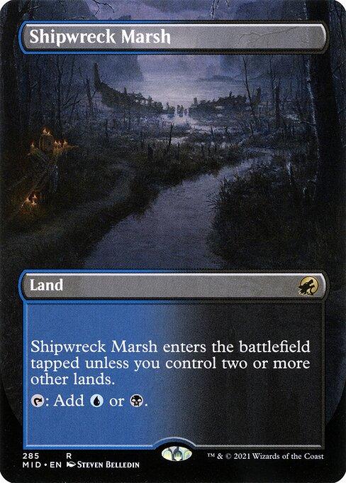 [Foil] MID 285 Shipwreck Marsh (Borderless) R