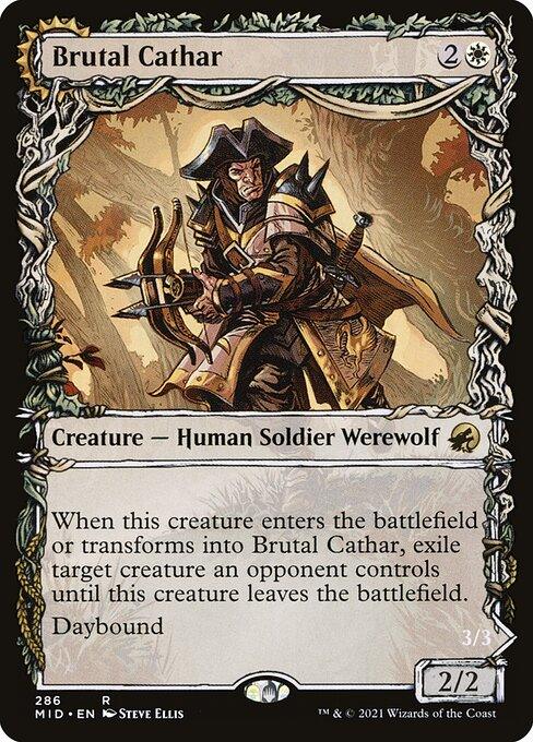 [Foil] MID 286 Brutal Cathar (Showcase) R