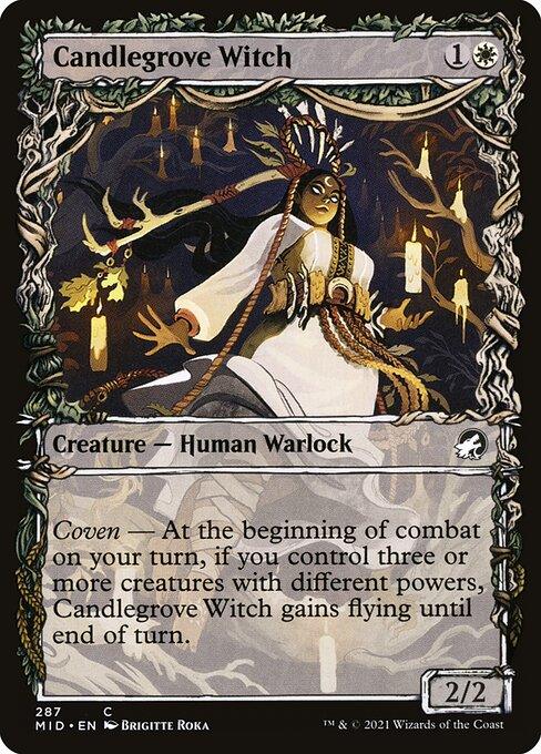 [Foil] MID 287 Candlegrove Witch (Showcase) C