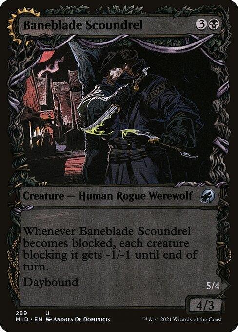 [Foil] MID 289 Baneblade Scoundrel (Showcase) U
