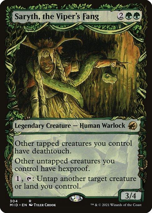 [Foil] MID 304 Saryth, the Viper's Fang (Showcase) R