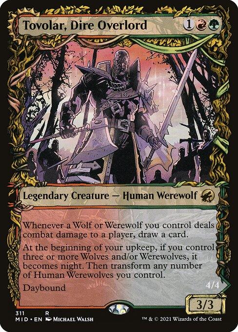 [Foil] MID 311 Tovolar, Dire Overlord (Showcase) R
