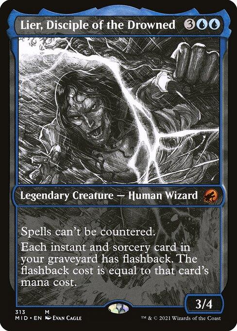 [Foil] MID 313 Lier, Disciple of the Drowned (Eternal Night) M
