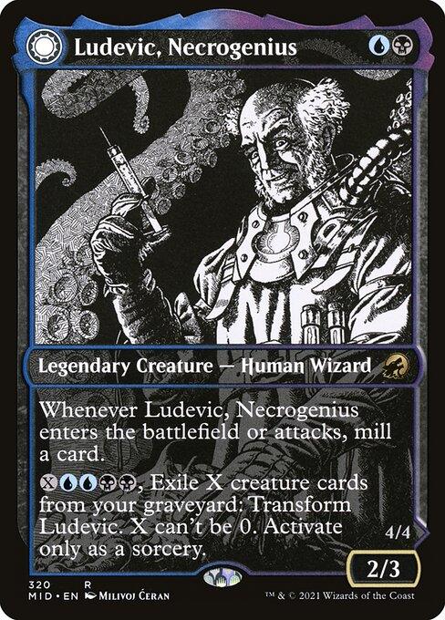 [Foil] MID 320 Ludevic, Necrogenius (Eternal Night) R