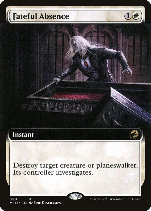 [Foil] MID 328 Fateful Absence (Extended Art) R