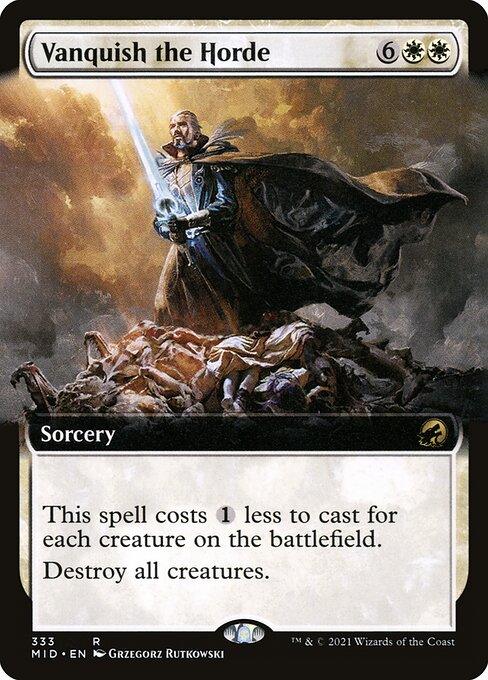 [Foil] MID 333 Vanquish the Horde (Extended Art) R