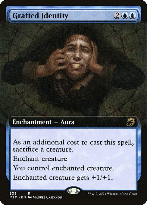 [Foil] MID 335 Grafted Identity (Extended Art) R