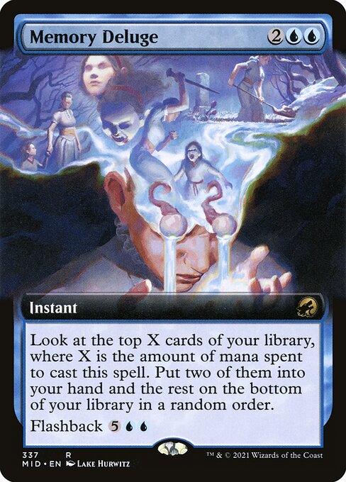 [Foil] MID 337 Memory Deluge (Extended Art) R